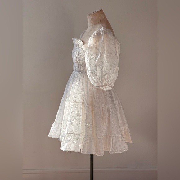 Buddy Love White Ruffle Dress - Picture 4 of 7